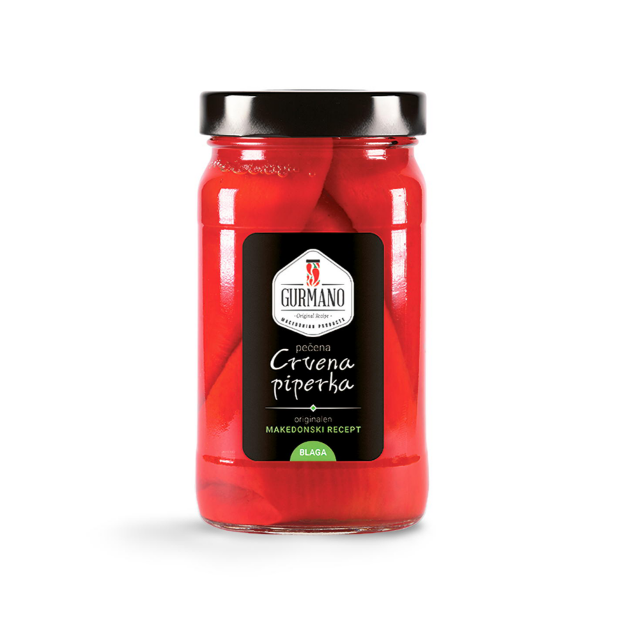 Rote Paprika gebraten Gurmano 490g