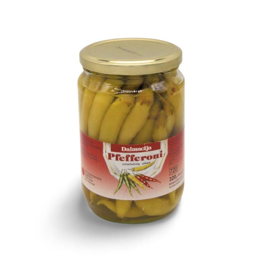 Pfefferoni scharf Dalmacija 720g