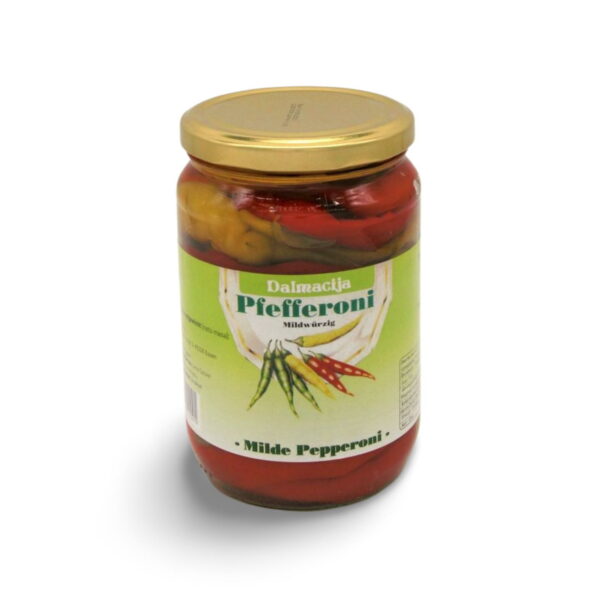 Pfefferoni mild Dalmacija 720g