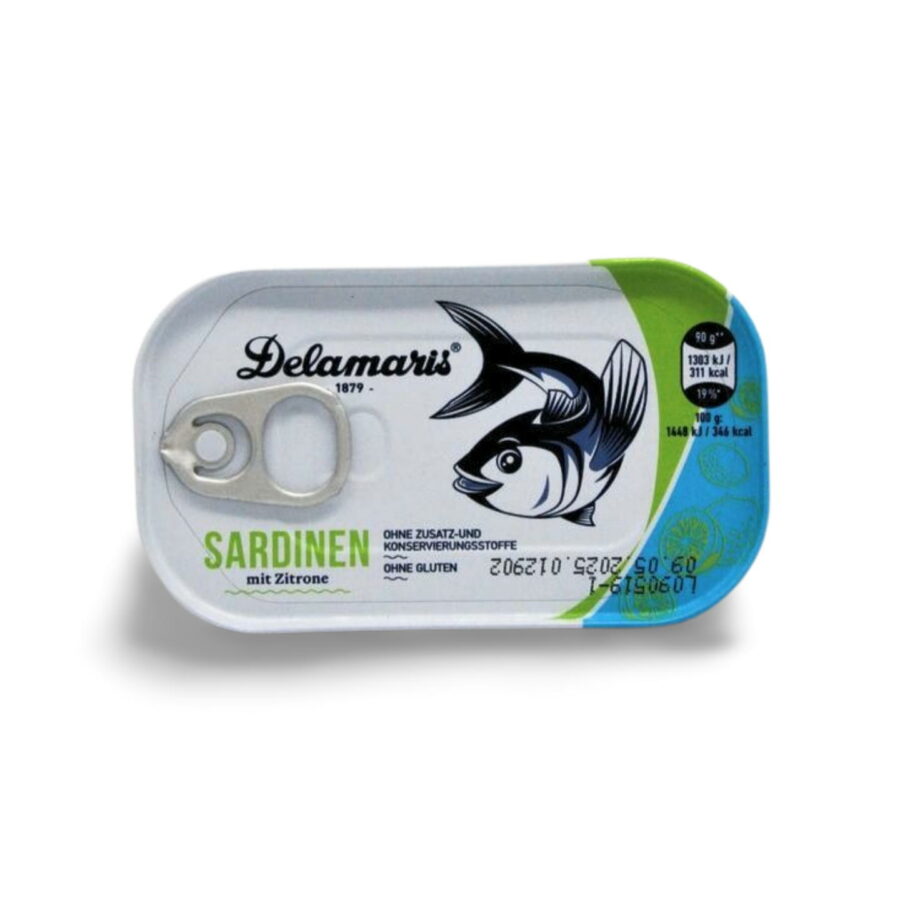 Sardinen mit Zitrone Delamaris 90g
