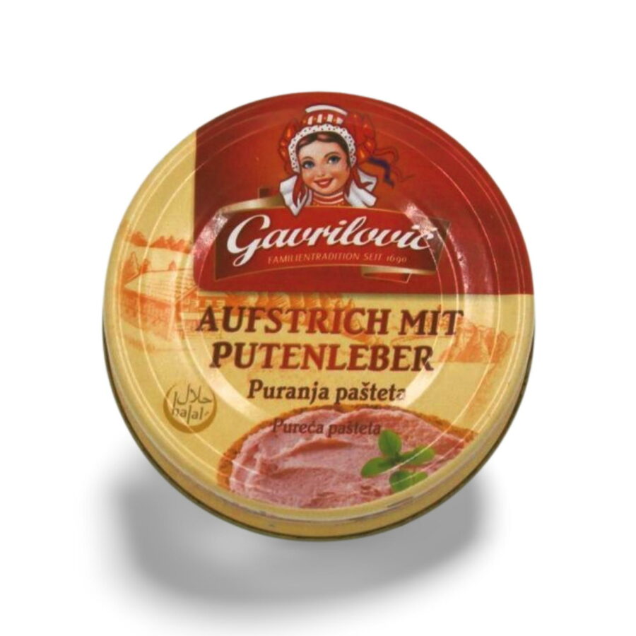 Aufstrich mit Putenleber Gavrilovic 100g