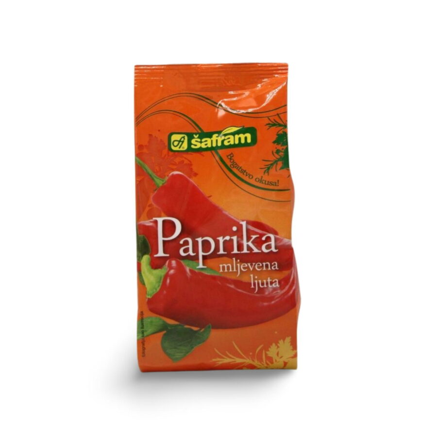 gemahlene Paprika scharf Safram 100g