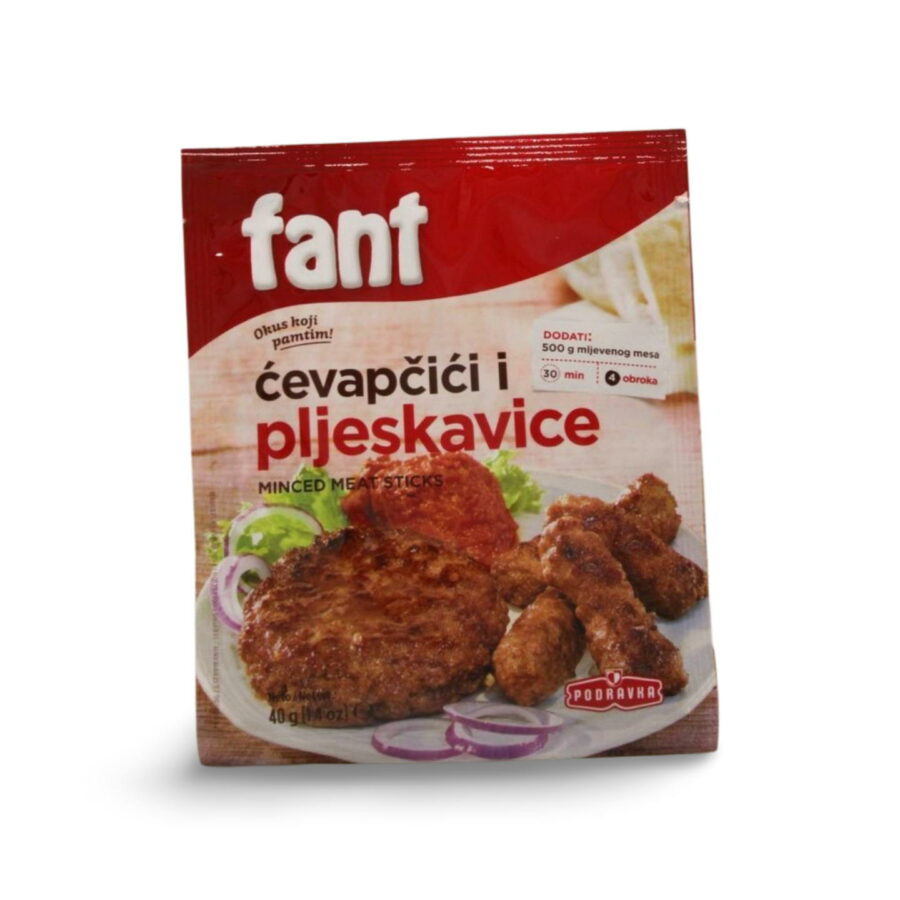 Fant für Cevapcici und Pleskavica Podravka 40g