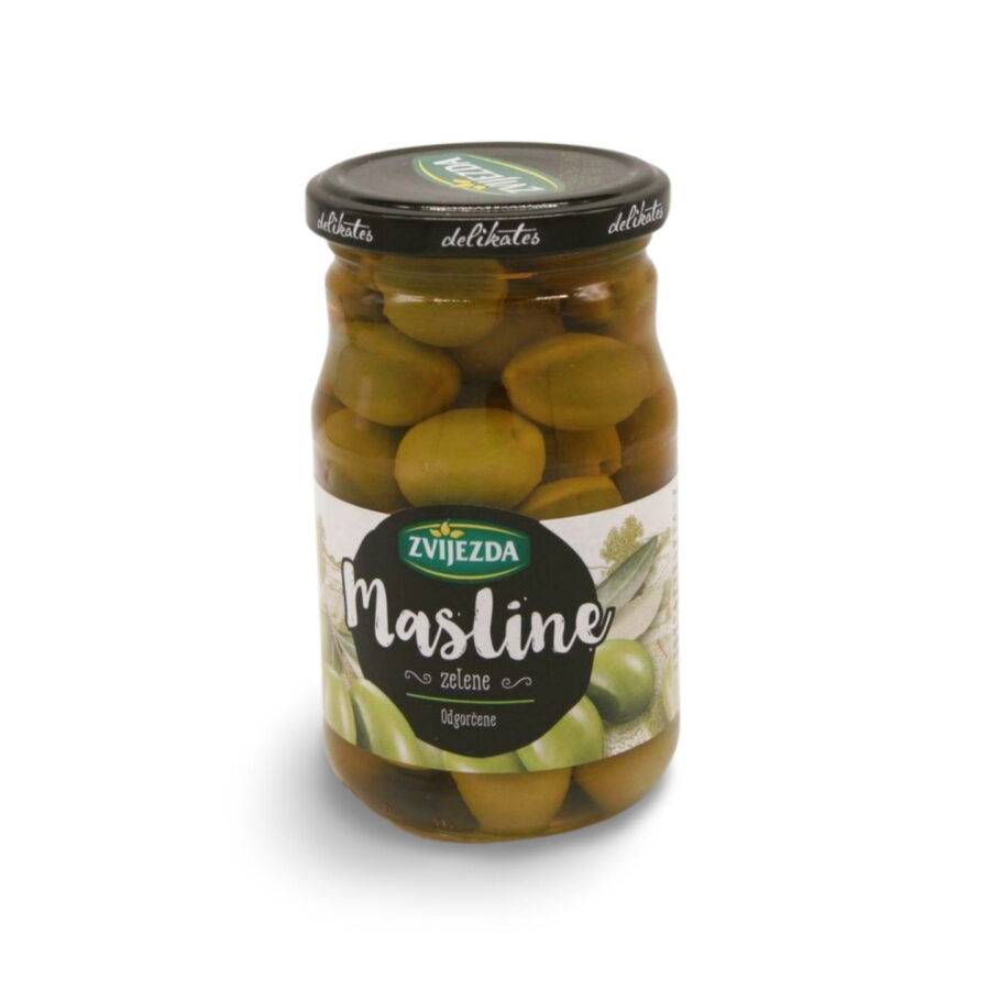grüne Oliven mit Stein Zvijezda 350g