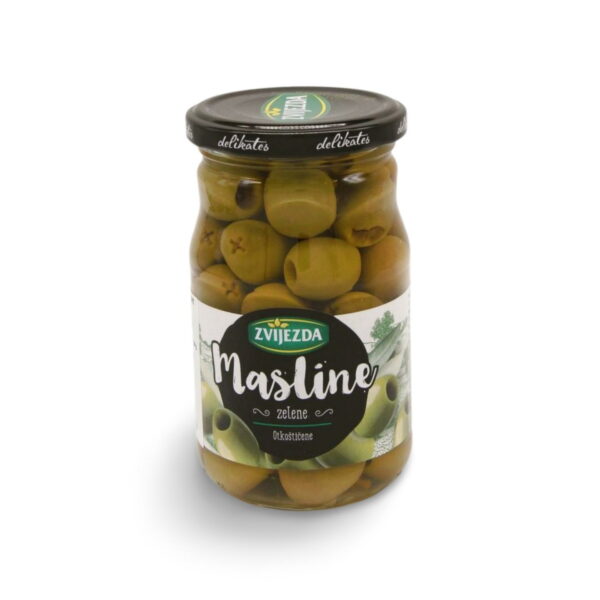 grüne Oliven entsteint Zvijezda 350g