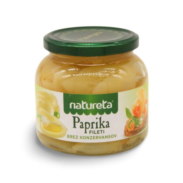 Paprikafilets gelb 530g natureta