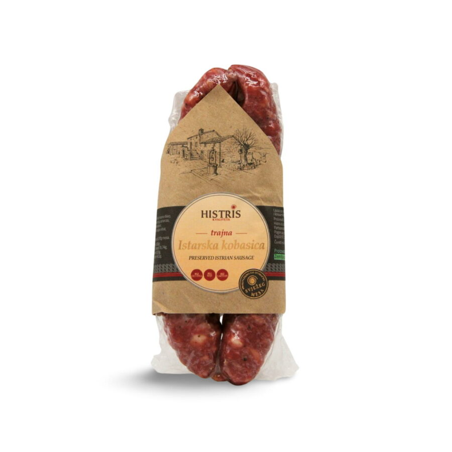 Luftgetrocknete istrische Wurst