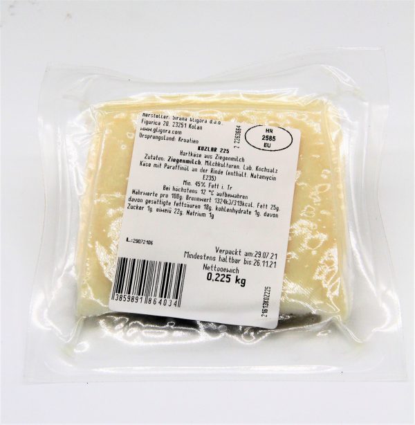 Kozlar Ziegenkäse Sirana Gligora 190 g – Bild 2