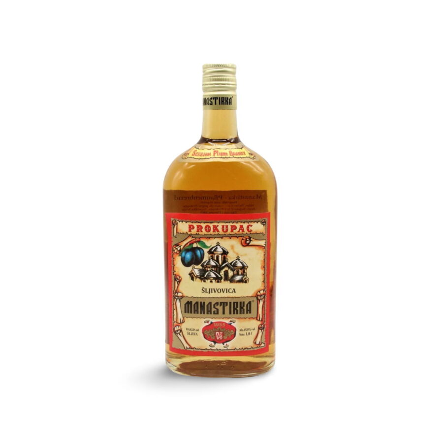 Manastirka Pflaumenbrand Prokupac 1 l
