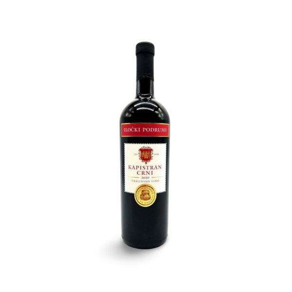 Kapistran crni vrhunski Ilocki Podrumi 0,75l