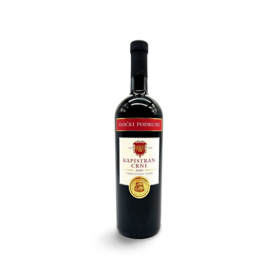 Kapistran crni vrhunski Ilocki Podrumi 0,75l